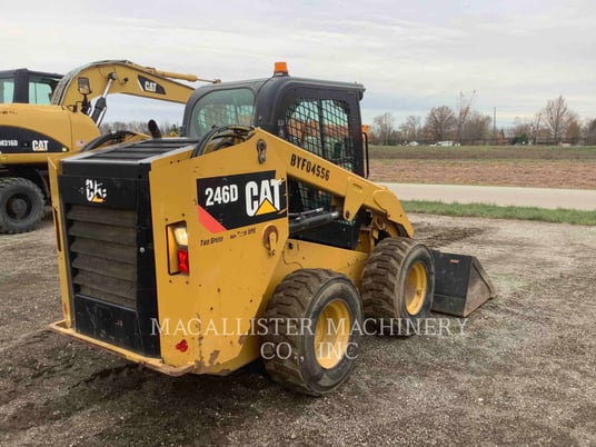 Cat 246D, Skid Steer Loader, 2425 hours, S/N: BYF04556, 2018 - Image 3