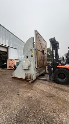 120000 lb. Koike Aronson #G1200VF, welding positioner w/10'square table, very nice, late model - Image 2