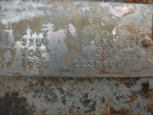 1100 GPM @ 280' TDH, Goulds #3316, Centrifugal Pump, Horz., BB1, 2-Stage, 13.5" imp., 8" suction, 6" - Image 5