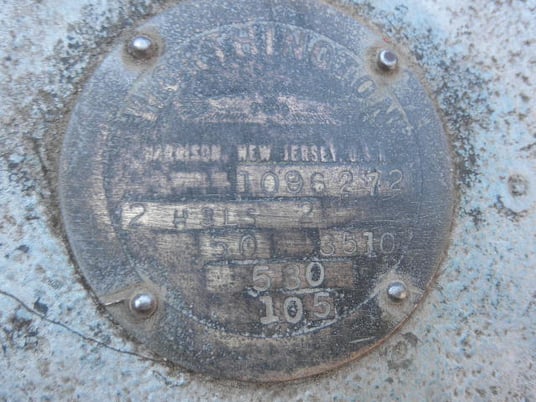 105 GPM @ 530' TDH, Worthington #2H3LS-2, Centrifugal Pump, Horz., 2-Stage, 3" suction, 3" discharge, 3510 RPM - Image 8