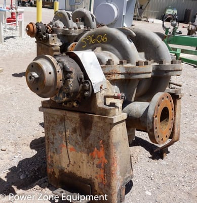 2200 GPM @ 640' TDH, Ingersoll-Rand #6GT2E, Centrifugal Pump, Horz., BB1, 2-Stage, 17" imp., 8" suction, 6" - Image 2