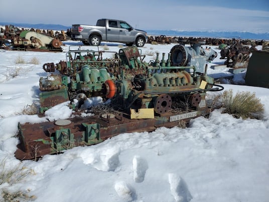 78 GPM @ 1085' TDH, Pacific #JHMB, Centrifugal Pump, Horz., 6-Stage, 1.5" Size, 50 HP, 3500 RPM - Image 2