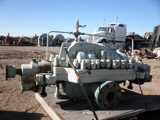 613 GPM @ 1620' TDH, Sulzer Bingham #3x4x9C-MSD, Centrifugal Pump, Horz., BB3, 6-Stage, 8.63" imp., 4" - Image 1