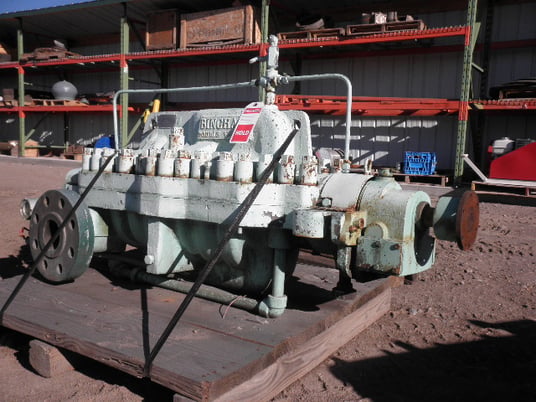 613 GPM @ 1620' TDH, Sulzer Bingham #3x4x9C-MSD, Centrifugal Pump, Horz., BB3, 6-Stage, 8.63" imp., 4" - Image 4