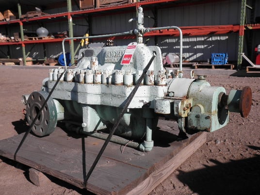 613 GPM @ 1620' TDH, Sulzer Bingham #3x4x9C-MSD, Centrifugal Pump, Horz., BB3, 6-Stage, 8.63" imp., 4" - Image 5
