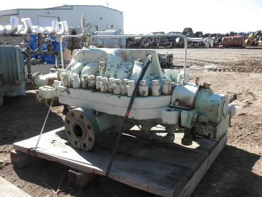 613 GPM @ 1620' TDH, Sulzer Bingham #3x4x9C-MSD, Centrifugal Pump, Horz., BB3, 6-Stage, 8.63" imp., 4" - Image 8