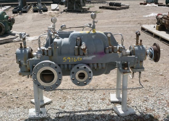 650 GPM @ 1850' TDH, Byron-Jackson #3x6x9-DVMX, Centrifugal Pump, Horz., BB3, 6-Stage, 9.31" imp., 6" - Image 3