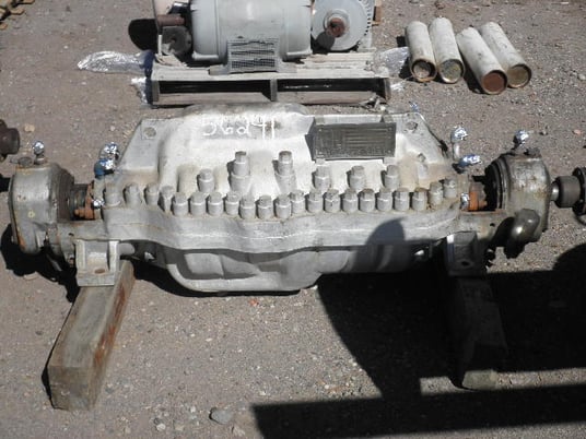 468 GPM @ 1957' TDH, Byron-Jackson #3x4x9D-DVMX, Centrifugal Pump, Horz., BB3, 7-Stage, 8.5" imp., 4" - Image 1