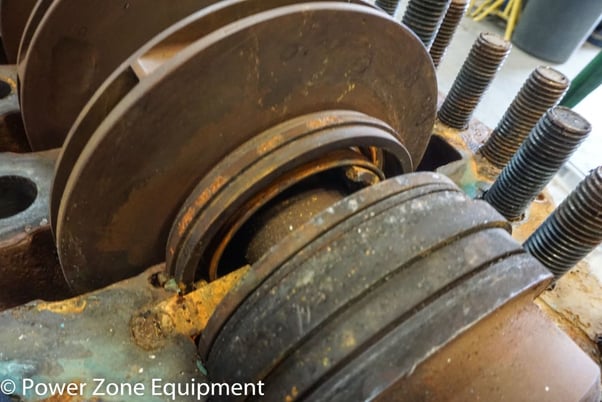 468 GPM @ 1957' TDH, Byron-Jackson #3x4x9D-DVMX, Centrifugal Pump, Horz., BB3, 7-Stage, 8.5" imp., 4" - Image 9