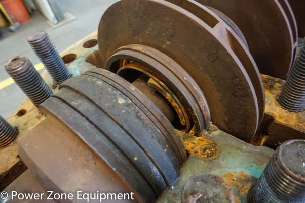 468 GPM @ 1957' TDH, Byron-Jackson #3x4x9D-DVMX, Centrifugal Pump, Horz., BB3, 7-Stage, 8.5" imp., 4" - Image 10