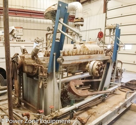 640 GPM @ 4108' TDH, Ingersoll-Rand #3x10DA-13, Centrifugal Pump, Horz., BB3, Multi-Stage, 6" suction, 3" - Image 3
