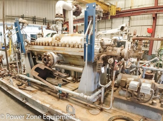 640 GPM @ 4108' TDH, Ingersoll-Rand #3x10DA-13, Centrifugal Pump, Horz., BB3, Multi-Stage, 6" suction, 3" - Image 4