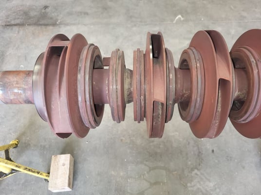 930 GPM @ 2459' TDH, Byron Jackson #4x6x9D-DVMX, Rotating Assembly, 7-Stage, 9.63" imp., 3550 RPM - Image 8