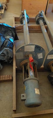 Vertiflo #820, Vertical Sump Pump, 5 GPM @ 34' TDH, 7.5" diameter, 1750 RPM - Image 2