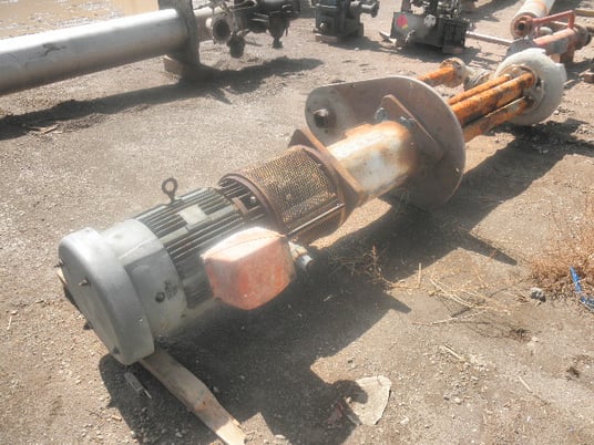 Nagle #TWOR, Vertical Cantilever Sump Pump w/Charge Pump & Electric Motor, 430 GPM @ 85' TDH @ 1164 RPM, 30 HP - Image 3