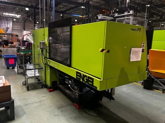 100 Ton, 3.2 oz., Engel #ES330/100TL-V, horizontal injection molding machine, CC90 Control, 2002 - Image 3