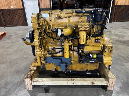 630 HP Caterpillar #C18, industrial engine, EPA Tier 3, sound attenuated enclosure 1, 2011 - Image 1