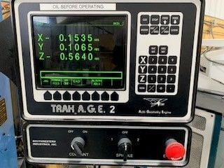 Southwestern Industries #Trak-TRM, CNC vertical mill, 10" x54"table, 3 HP, 70-4200 RPM,Prototrak MX2 Control - Image 2