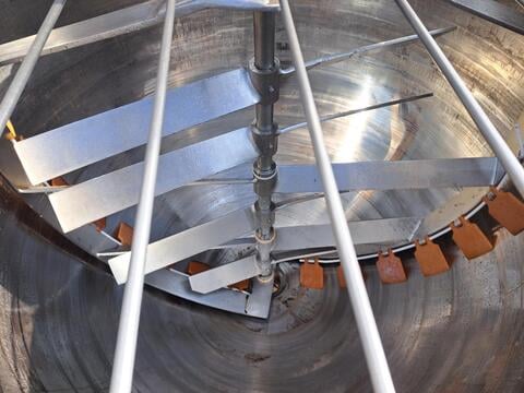 360 gallon Lee #360D3T, Stainless Steel kettle, agitated, 40 psi, 53.5" dia. x 46" deep, 1972 - Image 4