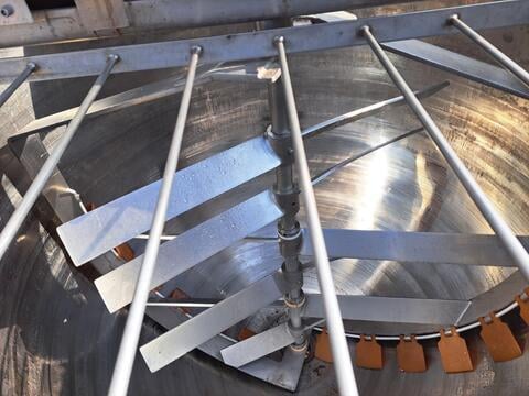 360 gallon Lee #360D3T, Stainless Steel kettle, agitated, 40 psi, 53.5" dia. x 46" deep, 1972 - Image 5