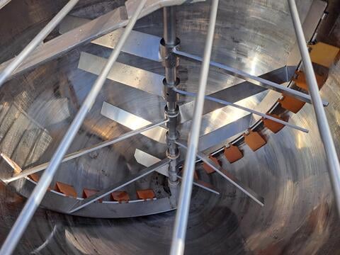 360 gallon Lee #360D3T, Stainless Steel kettle, agitated, 40 psi, 53.5" dia. x 46" deep, 1972 - Image 6