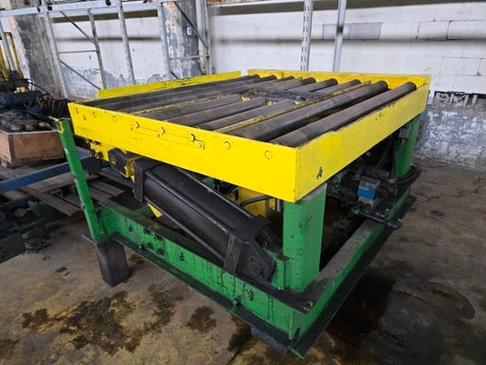 10000 lb. x 70 outside dimension Braner, downlayer, 54" floor to top of rolls, twin hydraulic cylinders (6" - Image 6