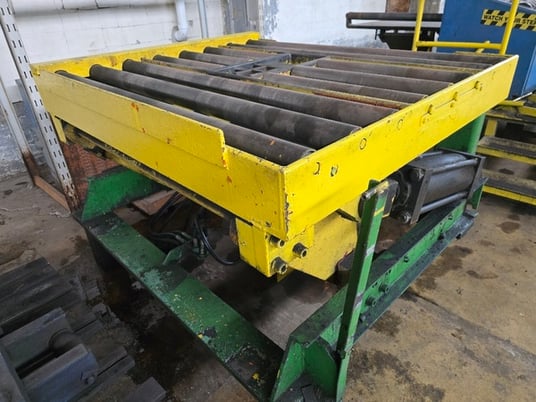 10000 lb. x 70 outside dimension Braner, downlayer, 54" floor to top of rolls, twin hydraulic cylinders (6" - Image 7