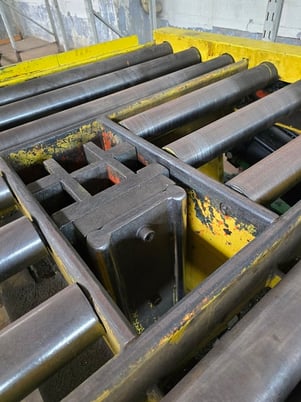 10000 lb. x 70 outside dimension Braner, downlayer, 54" floor to top of rolls, twin hydraulic cylinders (6" - Image 8