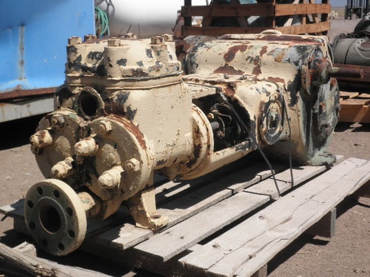 42 GPM @ 250 psi, Fairbanks-Morse #6161-A, Duplex Production Pump, 4" stroke, 3" pistons, 7 HP, 45/90 RPM - Image 3