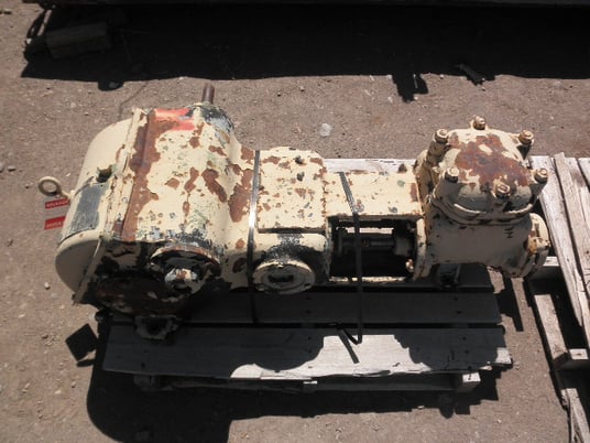 42 GPM @ 250 psi, Fairbanks-Morse #6161-A, Duplex Production Pump, 4" stroke, 3" pistons, 7 HP, 45/90 RPM - Image 6