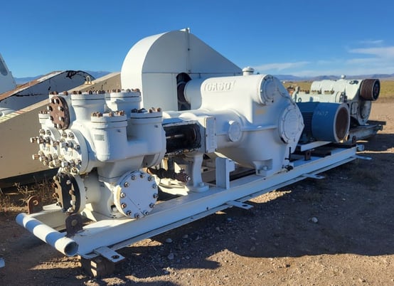 472 GPM @ 780 psi, Gaso #2652, Duplex Pump, 12" stroke, 6" pistons, 8" suction, 4" discharge, 5.05:1 Ratio - Image 3