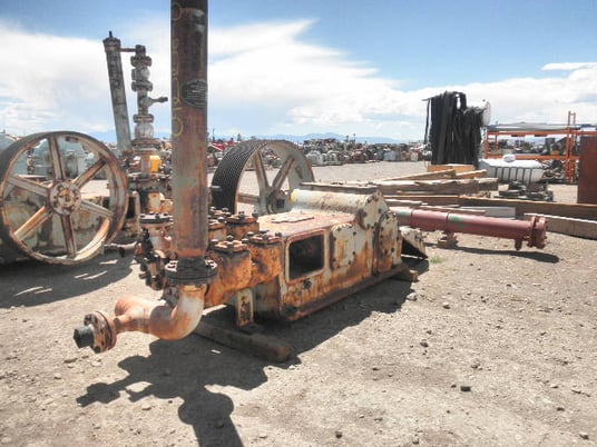 53/185 GPM @ 1000/250 psi, Worthington #KLS-1, Duplex Pump, 10" stroke, 2.5"/5" pistons, 4" suction, 3" - Image 6