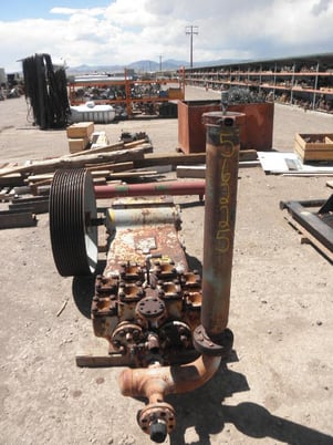 53/185 GPM @ 1000/250 psi, Worthington #KLS-1, Duplex Pump, 10" stroke, 2.5"/5" pistons, 4" suction, 3" - Image 7