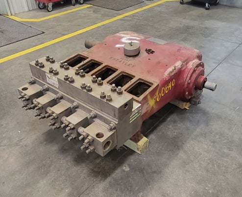 47 GPM @ 7170 psi, Wheatley #Q4240, Quintuplex Pump, 4.5" stroke, 1.25" plungers, 2" suction, 1" discharge - Image 2