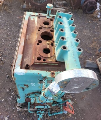 Ajax #T-150-M, Triplex Production Pump Power End Frame Only, 73 GPM @ 3155 psi, 5" stroke, 150 HP, 360 RPM - Image 4