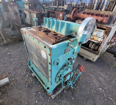 Ajax #T-150-M, Triplex Production Pump Power End Frame Only, 73 GPM @ 3155 psi, 5" stroke, 150 HP, 360 RPM - Image 6