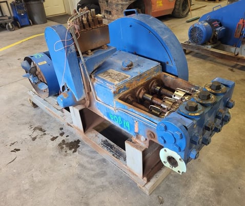 National #J-60-MCA, Triplex Pump, 3" stroke, 2" plungers, 2.5" suction, 1.5" discharge, 60 HP, 500 RPM - Image 1