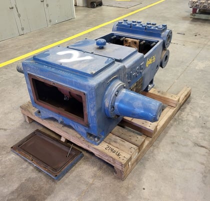 National #J-85-MC, Triplex Pump, missing plungers, 4" stroke, 2" suction, 85 HP, 450 RPM - Image 4