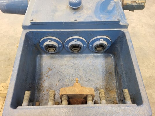 National #J-85-MC, Triplex Pump, missing plungers, 4" stroke, 2" suction, 85 HP, 450 RPM - Image 5