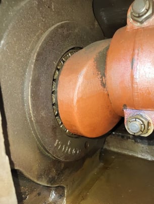 National #J-85-MC, Triplex Pump, missing plungers, 4" stroke, 2" suction, 85 HP, 450 RPM - Image 10