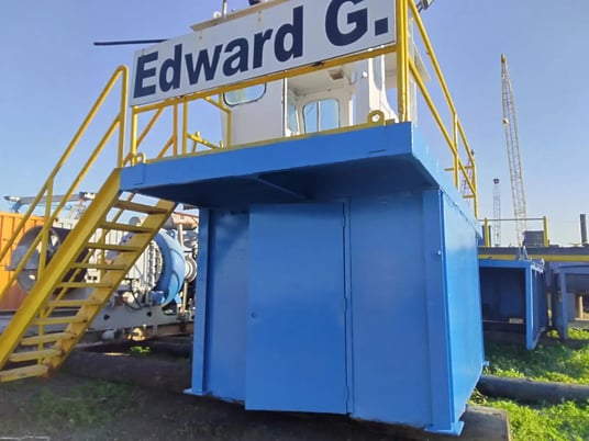 Edward G, 18" x 16" cutterhead dredge, 4'-58' dredge depth, Metso Thomas P-40 impeller pump - Image 5
