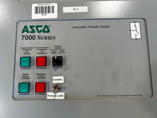 260 Amp. Asco #Series-7000, automatic transfer switch, 480 Volts, 3-phase, 3-poles wires, Nema 1 - Image 3