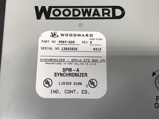 Woodward #9907-028, synchronizer, parallel / loadsharing capabilities - Image 7