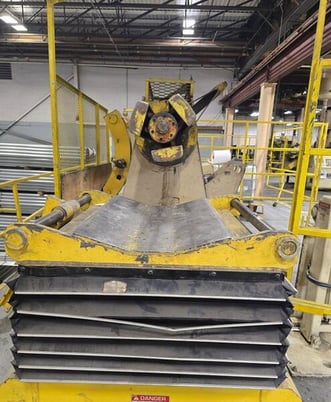 20000 lb. Coe Press Equipment #CPR-20048, motorized coil reel w/coil car, 48" width, 72" outside dimensions - Image 2