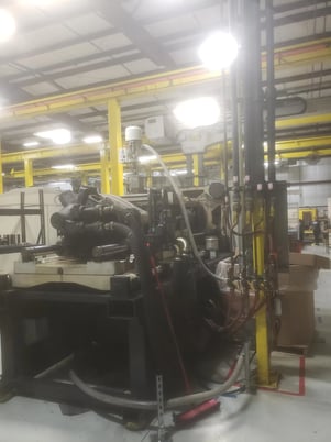 550 Ton, 105 oz., Cincinnati Milacron #VT-550-105, horizontal plastic injection molders, 34.25" x 34.25" tie - Image 4