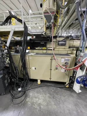 600 Ton, 65.1 oz., Husky #G600-RS85/85, horizontal plastic injection molders, 75.8" daylight, 40.15" x 40.15" - Image 6