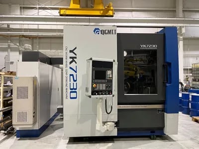 QCMT #YK7230, CNC generating worm wheel gear grinder, Siemens 840D Control, 2013 - Image 1