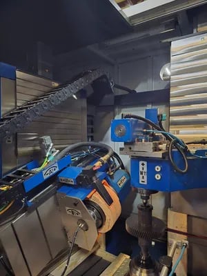 QCMT #YK7230, CNC generating worm wheel gear grinder, Siemens 840D Control, 2013 - Image 6