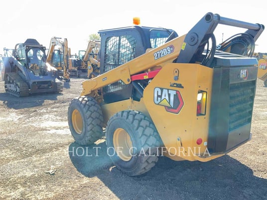 Cat 272D3XE, Skid Steer Loader, 927 hours, S/N: GJ200905, 2021 - Image 4