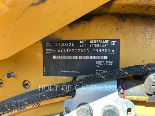 Cat 272D3XE, Skid Steer Loader, 927 hours, S/N: GJ200905, 2021 - Image 6